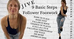 9 Jive Basic Steps every Beginner should Learn | FOLLOWER Steps | Jive Dance Beginner Steps Tutorial