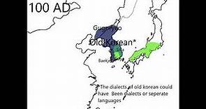 History Of The Koreanic-Japonic Languages