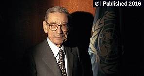 Boutros Boutros-Ghali, Former U.N. Secretary General, Dies at 93