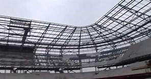 The Red Bulls players tour the new stadium for the first time