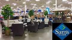SAM'S CLUB OUTDOOR PATIO FURNITURE CHAIRS SOFAS HOME DECOR SHOP WITH ME SHOPPING STORE WALK THROUGH