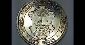 German East Africa 1 rupie 1890