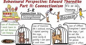 Connectionism || Edward Thorndike Trial and Error Theory | Psychology Class | Psychology Course
