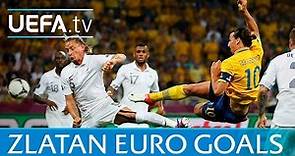 Zlatan Ibrahimović: Watch all of his EURO goals!