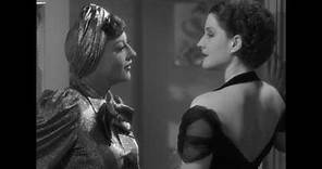 Joan Crawford and Norma Shearer Confrontation Scene from "The Women"
