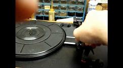 Repair of a Crosley CR49 record player from 2002
