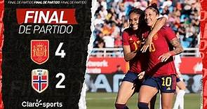 España 4-2 Noruega | Resumen Final | Fútbol Femenil Amistoso Internacional