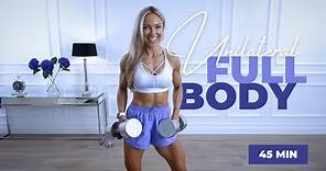 UNILATERAL Full Body Workout at Home with Dumbbells | Caroline Girvan