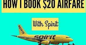 Spirit Airlines: How to Book a Cheap One-Way Flight