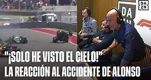 "Solo he visto el cielo": Así vivieron Lobato, De la Rosa y Cuquerella el accidente de Alonso