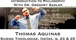 Thomas Aquinas Summa Theologiae, Secunda Secundae, questions 23 and 25 - Introduction to Philosophy