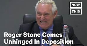 Roger Stone Comes Unhinged In New Deposition Footage | NowThis