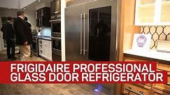 Frigidaire fridge provides a peek inside as you step close