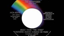 1974 HITS ARCHIVE: The Entertainer - Marvin Hamlisch (a #1 record--stereo 45)