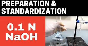 Preparation & Standardization of 0.1N Sodium Hydroxide (NaOH) Solution_Chemical Preparation (Part-2)
