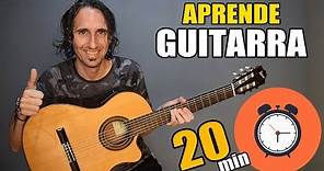¡Aprende como tocar guitarra en solo 20 minutos! El mejor tutorial para principiantes