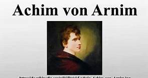 Achim von Arnim