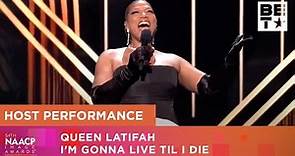 Watch Queen Latifah Kill "I'm Gonna Live Till I Die," She Did That! 👏🏾 | NAACP Image Awards '23