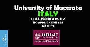 University of Macerata | How to apply for University of Macerata | Step by Step