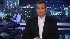 Matt Damon Takes Over 'Jimmy Kimmel Live'