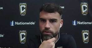 Columbus Crew's Rudy Camacho on his first preseason with the club
