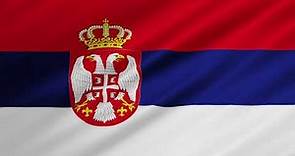 Flag of Serbia Waving [FREE USE]