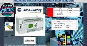 PLC ALLEN BRADLEY MICROLOGIX 1400 INSTRUCCIONES ONS, OSR