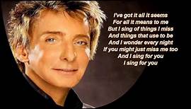 This One's For You + Barry Manilow + Lyrics / HD