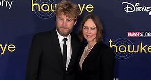 Vera Farmiga and her husband Renn Hawkey at the 'Hawkeye' series premiere