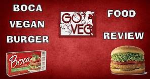 Boca Original Veggie Burger Vegan Food Review