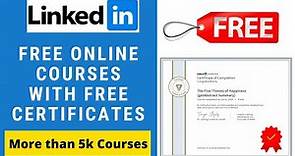 LinkedIn Learning Courses | LinkedIn Courses with Certificates | LinkedIn Learning