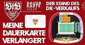VfB Stuttgart: Meine Dauerkarte verlängert ⚪🔴 Der Stand vor dem Mitgliederverkauf 🎟️