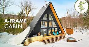 Stunning Modern A-Frame Cabin with Open Concept Design - FULL TOUR