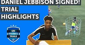 Daniel Jebbison, 15 | SIGNED for Sheffield United | Trial Match Highlights | UKFT Scouted Player