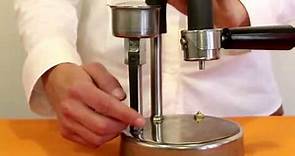 Kamira . Preparazione di un espresso cremoso