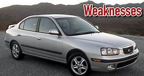 Used Hyundai Elantra 2000 - 2006 Reliability | Most Common Problems Faults and Issues
