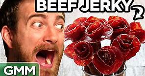 Flowers Made Out of Beef Jerky