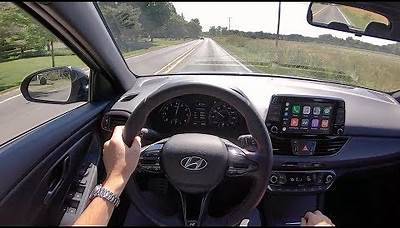 2019 Hyundai Elantra GT N Line (6-Speed Manual) - POV Driving Impressions