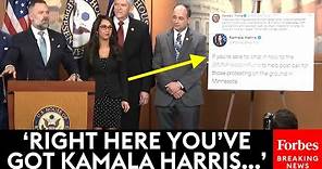 Kamala Harris Tweet Called Out By GOP Lawmaker Decrying Insurrection Accusations Against Trump