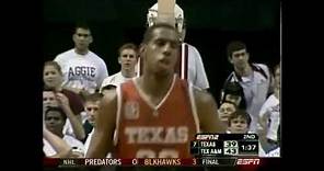Texas @ Texas A&M Basketball 2006 - Acie Law, The Shot