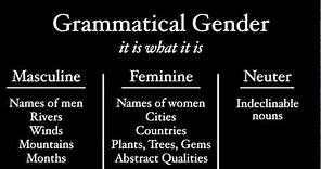 Latin Gender