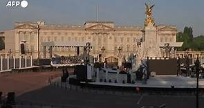 Londra, Buckingham Palace si prepara alla cerimonia del Giubileo di platino