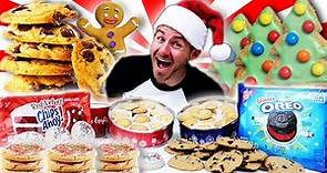THE ULTIMATE CHRISTMAS COOKIE CHALLENGE! (9,000+ CALORIES)