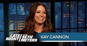 Pitch Perfect Writer Kay Cannon on Filming with the Green Bay Packers - Late Night with Seth Meyers