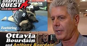 Anthony Bourdain Grappling Interview with Ottavia Busia Bourdain at Grapplers Quest Highlights