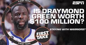 Is Draymond Green worth $100M? 🤨 | First Take