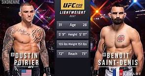 DUSTIN POIRIER VS BENOIT SAINT DENIS FULL FIGHT UFC 299