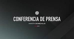 Martín Demichelis en conferencia de prensa