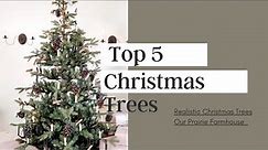 Top 5 Realistic Artificial Christmas Trees 2020
