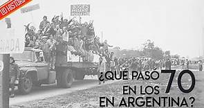 ¿Qué pasó en los 70 en ARGENTINA? (1 de 4)